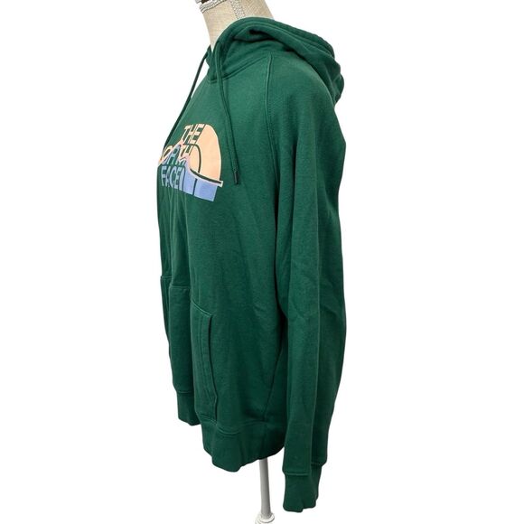 The North Face Half Dome Hoodie Hooded Sweatshirt 721435 Womens Size Large Green - Picture 3 of 8